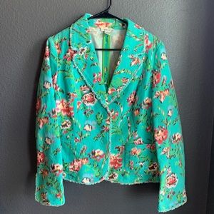 Funky Floral Vintage Blazer